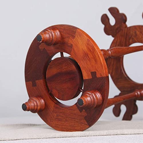 Portabotellas de vino de madera estilo chino sólido miniatura 3