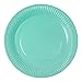 Party Fiesta 8 Platos de Papel Turquesa 18cm