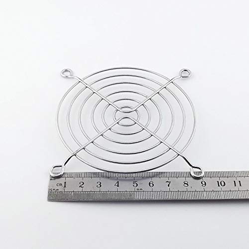 Connector and Terminal for PC Silvery Metal Wire Finger Guard 92mm CPU Fan DC Fan Grill/Guard Protector