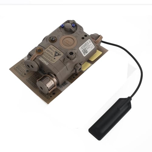 アップグレードVerUHPモデル AN/PEQ-15 LA5-C(ATPIAL) LA-5C / PEQ15 ライト IR照射&マーカー点灯機能搭載(レッド／デザートカラー)