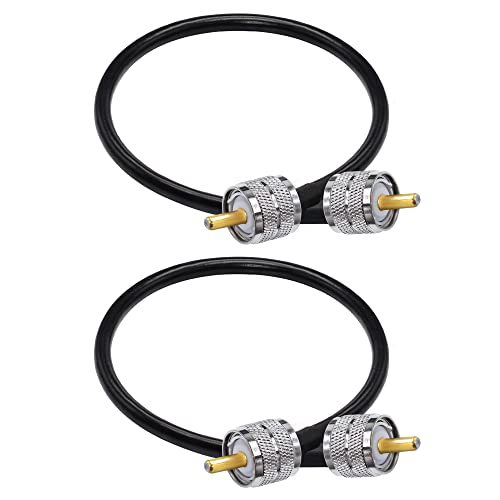 TUOLNK PL-259 Jumper Cable RG58 UHF Male to Male Low Loss 50 ohm CB Radio Coax Cable 12inch (30cm) SO239 Wifi Antenna Extension Cable for HAM Radio Antenna Analyzer 2 Pack - Image 6