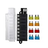 Caractéristiques de sécurité améliorées : conçue avec des éléments de protection pour aider à prévenir les risques électriques, cette boîte à fusibles favorise un fonctionnement sûr pour tous les circuits connectés. Il prend en charge 32 VDC, 100 A maximum combiné pour la ligne principale, et 32 VDC, 30 A max pour les lignes simples.