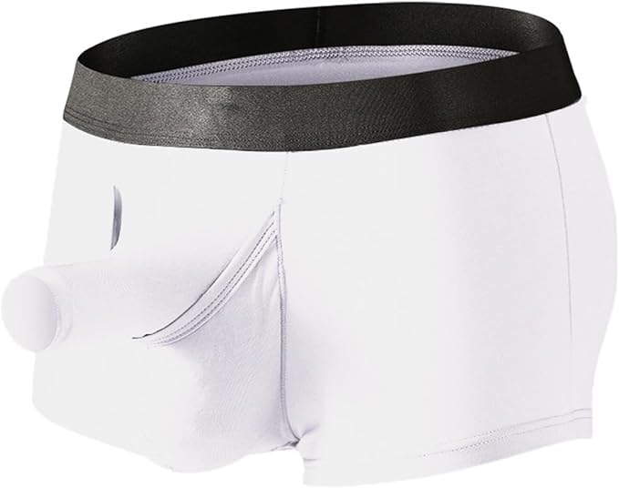 Mens Separated Pouch Underwear Modal Elephant Nose Boxer Briefs Stretch Breathable U Convex Tagless Turnks Boxers