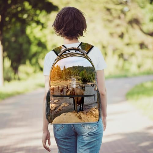 Sac à dos d'école adolescents filles garçons sac de voyage multicolore