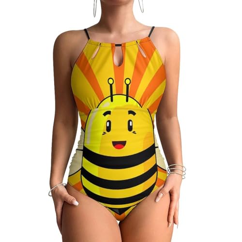 Monokini abeille pour rayonner au bord de la piscine et sur la plage