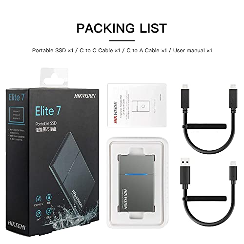 Hikvision Externe SSD,USB 3.2 Gen 2, Bis zu 1060 MB/s,mit Hi Backup und Hi Security, stoßfest Wasser- und staubfest… – Bild 8