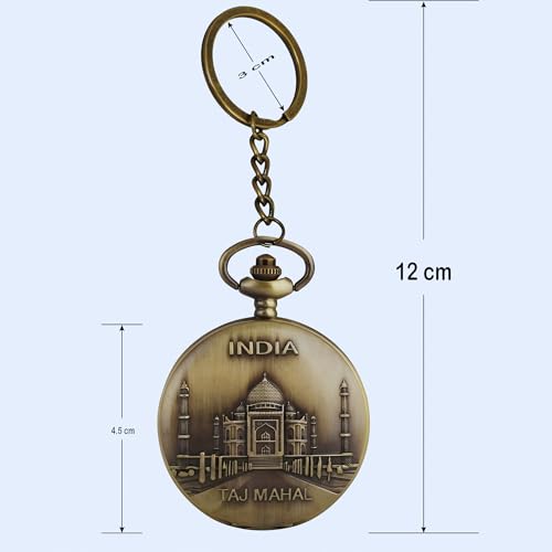 Image of Antique Bronze Pocket Premium Vintage Theme Metallic Home Key Chain & Key Rings | Best Gift for Men, Woman, Boys & Girls on their Special Occassions