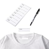 200 Stück Namensschilder für Kleidung zum Aufbügeln, Namensstempel Kinder Textil & 1 Stift, Namensetiketten für Kleidung, Textilstempel, Wäscheetiketten für Pflegeheime, Name Stamp for Kids Clothing