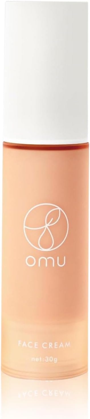 omu Face Cream 30g - Moisturizing Cream for Face, Dry & Sensitive Skin, Made in Japan, with Vitamin E, Vitamin C Derivative, APPS, Placenta, Package Renewal (Benoit Co., Ltd.)