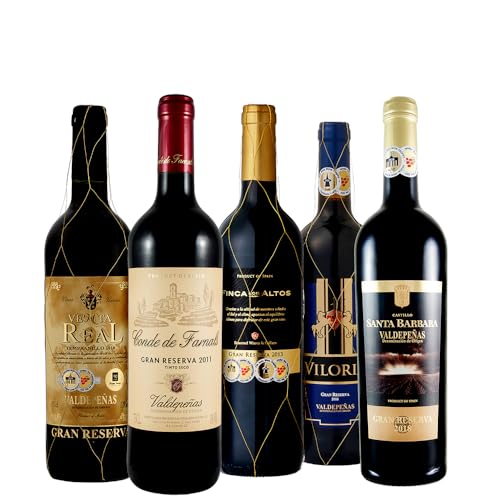 赤ワイン フルボディ ワインセット スペイン 金賞受賞 グランレゼルバ 5本 セット 辛口 750ml ワイン館 ビバヴィーノのサムネイル