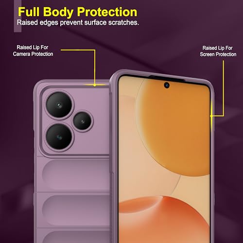 Image of Zapcase Back Case Cover for Realme P4 Pro 5G | Compatible for Realme P4 Pro 5G Back Cover | Liquid Silicon Magic Case with Camera Protection | Lavender