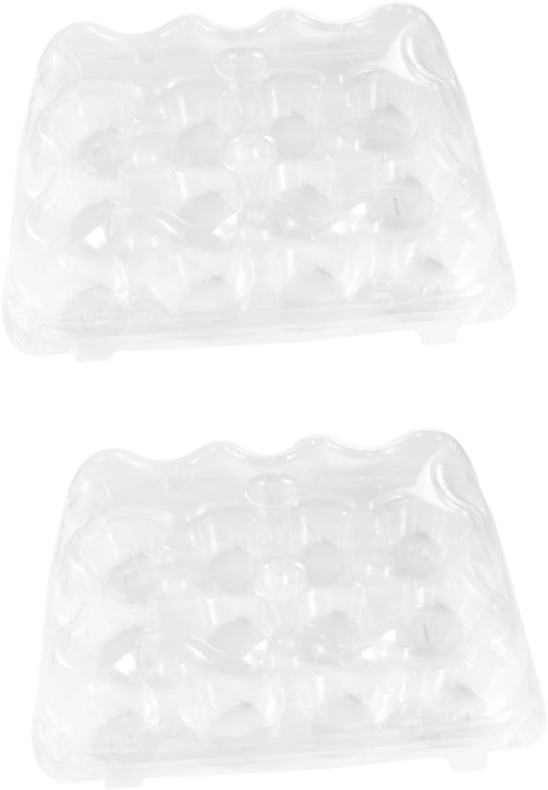 2pcs Cupcake Wrapping Box, Multi-compartment Holder Xmas