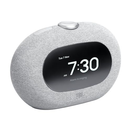 JBL Horizon 3, Digitaler DAB+/FM Radiowecker mit Bluetooth, Sonnenaufgangseffekt-Alarm, USB-C-Ladung, Akku und Netz, Pro Sound, kompatibel ONE App,...