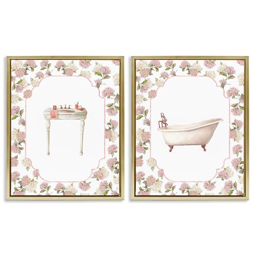 Cadres flottants de prestige Stupell Industries, design dore robuste