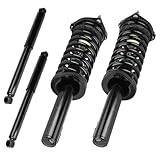 Complete Front and Rear Strut Assembly Shock Absorber Fit for Jeep Commander 2006-2010, for Jeep Grand Cherokee 2005-2010, Hydraulic Front Strut w/Coil Spring Kits Replace for 171377L, 171377R