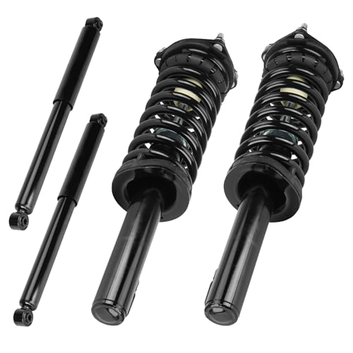 Complete Front and Rear Strut Assembly Shock Absorber Fit for Jeep Commander 2006-2010, for Jeep Grand Cherokee 2005-2010, Hydraulic Front Strut w/Coil Spring Kits Replace for 171377L, 171377R