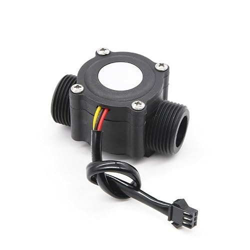 2pcs Water Flow Sensor 1/2-inch Liquid Measurement Heaters Agricultural Irrigation Hall-Effect Meter 3/4-inch 1-inch for Home Water Flow Calculation(6 pointsA)