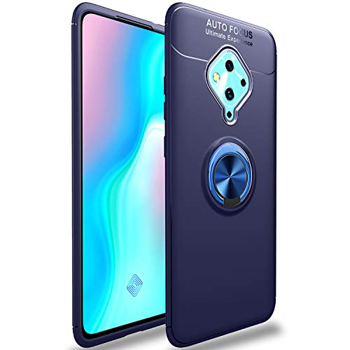 J&H vivo S1 Pro (Global) Ring Case, vivo S1 Pro (Global) Ultra Thin Soft TPU Protective Case, Finger Loop Case with 360 Degree Rotatable Ring Stand for vivo S1 Pro (Global)