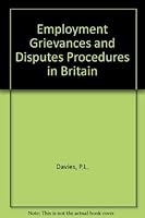 Employment grievances and disputes procedures in Britain, 0520014081 Book Cover
