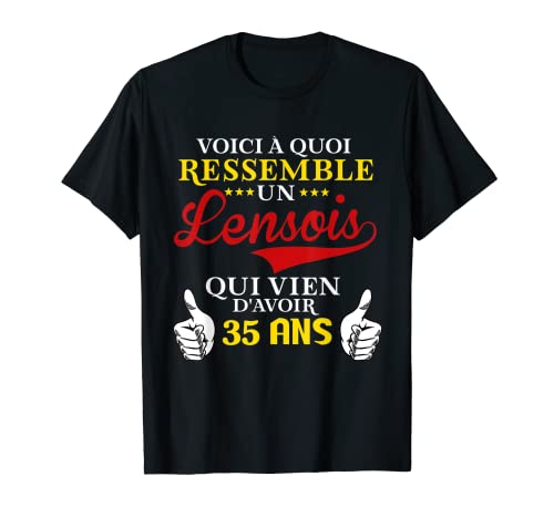 Voici à quoi ressemble un lensois anniv 35 ans - humour T-Shirt Cover