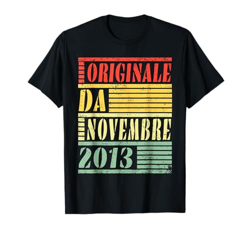 Originale 2013 Novembre Anni 11 Compleanno ragazzo 2013 Maglietta