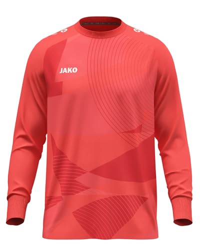 JAKO Unisex Kinder Torwart-Trikot River, Coral, 140