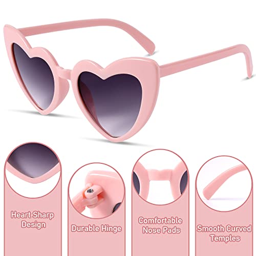 DIVINA VITAE Heart Shaped Sunglasses For Women Vintage Love Retro Sun Glasses Clout Goggle Wedding Bride Sunglasses UV400 5