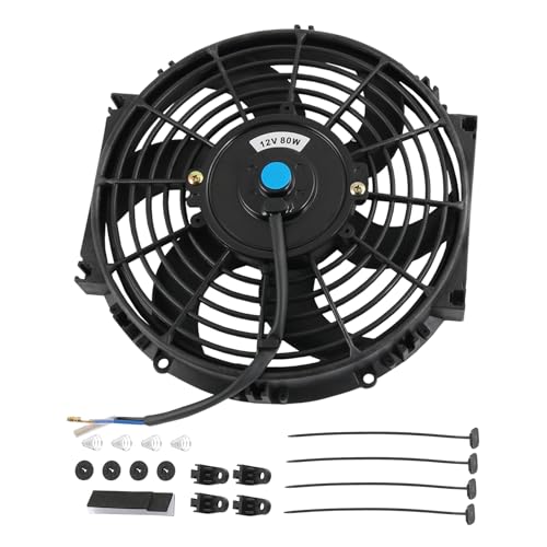 JDMSPEED New Universal Electric Radiator Slim Cooling Fan Push Pull 10 Inch