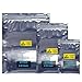 Antistatic ESD Shielding Bags with Labels, 60pcs 3 Sizes Mixed Ziplock Set for HDD, Hard Drives, and Other Electronic Devices (Ziplock mixed-60pc)
