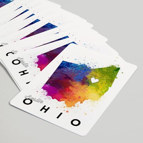 Baraja de Poker Berlin Ohio Acuarela 52 Cartas miniatura 5