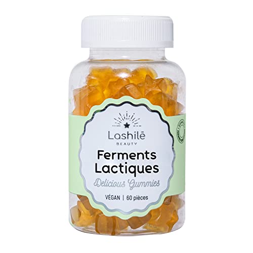 LASHILÉ BEAUTY - Compléments Alimentaires - Ferments Lactiques Mono Boost - Cure 1 mois - 60 Gummies - Vegan - Fabrication Française Cover