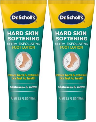 Dr.Scholl's Dry,Flaky Skin Remover Ultra Exfoliating Foot Lotion Cream,Moisturizer with Urea for Rough Dry Cracked Feet, Heal&Soothe for Healthy Looking Feet,Intensive Foot Skin Care,3.5 oz(Pack of 2) - image 1