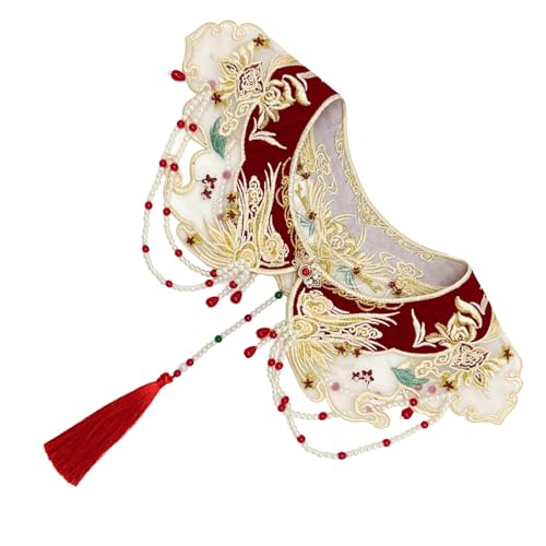 Removable Collar Shawl Yunjian Floral Shawl Chinese Embroidered Collar Decorative Shirt Collar Chinese Aesthetics3