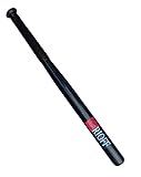 Rioff® Baseball bat Wooden - Heavy Duty for Self Defence (Black)
