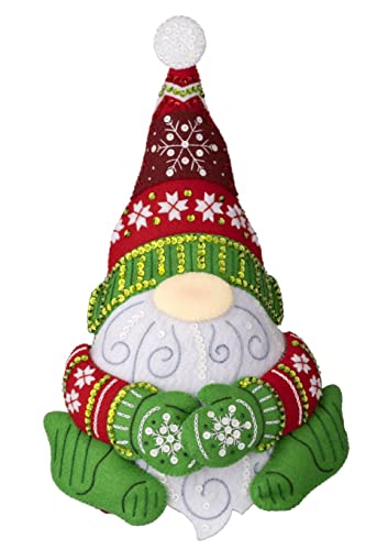 Bucilla 89641E Felt Applique Holiday Door Stopper Making Kit cover