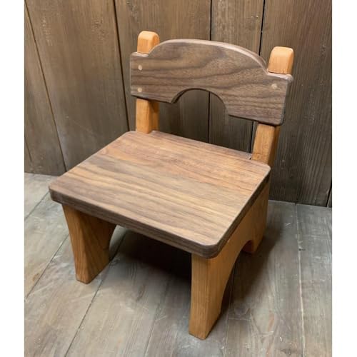 木製こどもイス 3kg 樹種:チェリー、ブラックウォールナット カラー:ブラウン