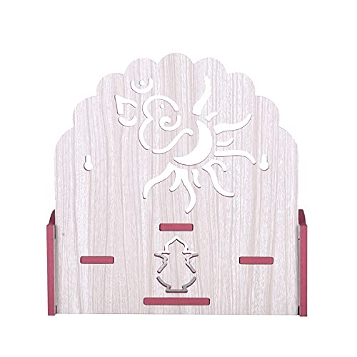 Krupasadhya Wooden Wall Hanging Temple for Home and Shop , Office and Home showpiece Temple 4