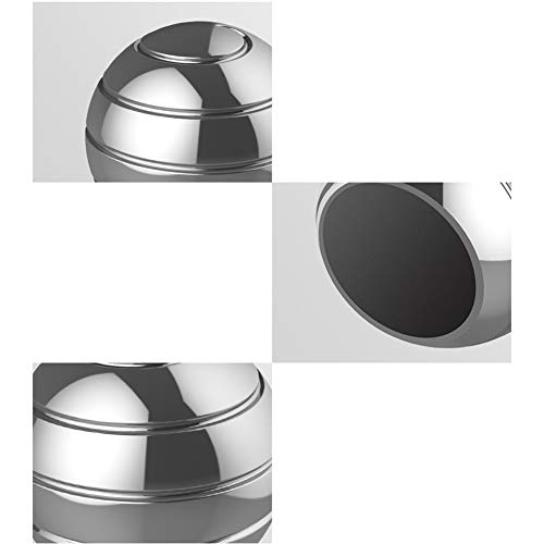 MeetUs Kinetic Desk Toys,Optical Illusion Metal Fidget Spinner Ball Stress Relief Toys Office Executive Globe Toys ,Gifts for Men,Women,Kids - Thumbnail 7