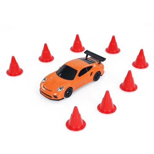 Image of US in Stock, 1 /43 Scale RC Drift Race Vehicle Gyro 4WD R34 Mini Racing Car Ready to Go Mini Remote Control Car High Speed Model for Collection Hobby Gift Boys(Orange)