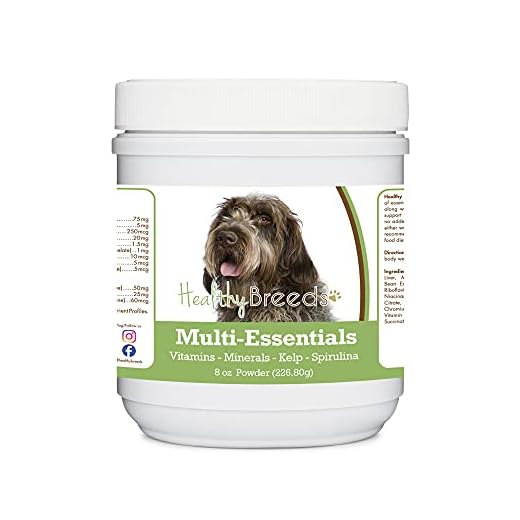 Healthy Breeds Wirehaired Pointing Griffon Multi-Essentials Powder for Dogs - an Ideal Supplement of Vitamins, Minerals & Antioxidants for Your Dog - 8 oz