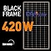 Produktbild Balkonkraftwerk 840W bestehend aus: 1 DEYE SUN600 Wechselrichter, 2 DAH 420W Solarmodule Blackframe