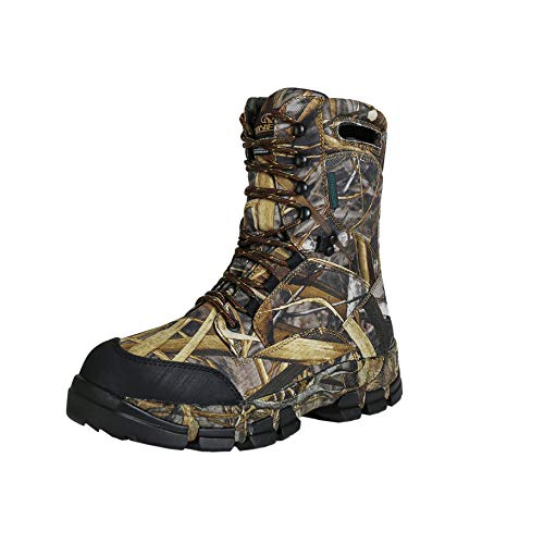 R RUNFUN Men's Lightweight Waterproof Hunting Boot Camo