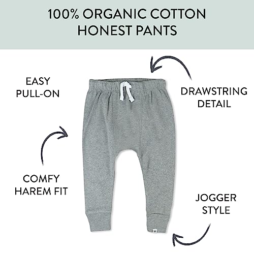 HonestBaby Multipack Honest Pants Joggers Pull on 100% Organic Cotton for Infant Baby and Toddler, Boys, Girls, Unisex3