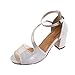 Imagen de Zapatos Abotinados Mujer Zapatos De Vestir Mujer Zapato Salon Terciopelo Zapatillas Comodas Entretiempo Fiesta Blancos Comodos Buganvilla Ancho Especial Trabajo Slingback Bajos Tacones 33 Boda Beige