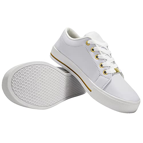 Tenis Feminino casual leve confortável vastigriff 3310 (37, Branco)
