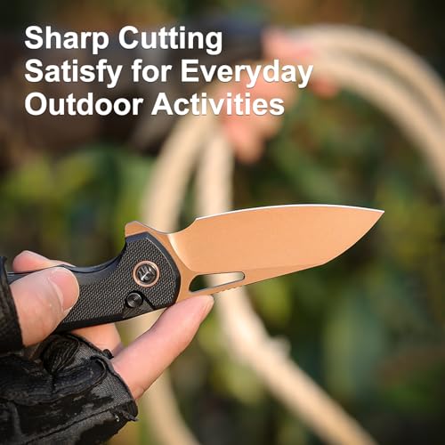 Image of REMETTE RT-CAMEL Folding Pocket Knife, 3.1 inch D2 Steel Blade, G10 Handle