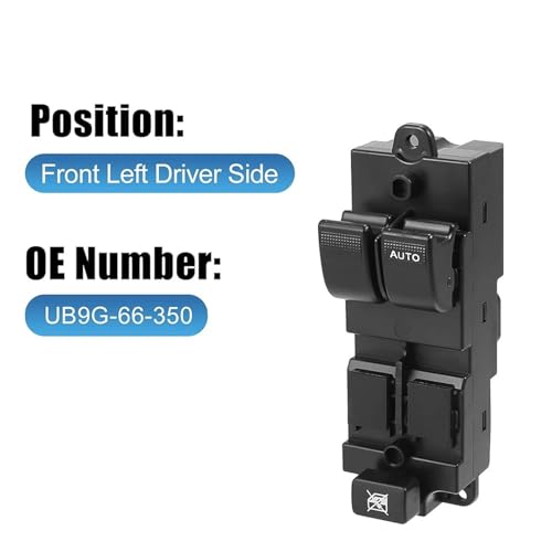 Interrupteur de lève-vitre pour Mazda UB9G66350 bouton commande RHD - 6
