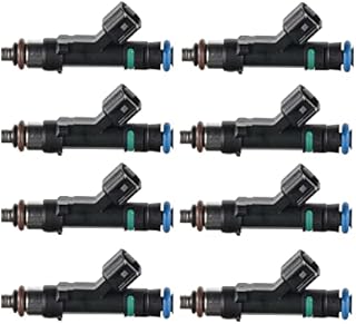 Newparts Premium New Set of 8 Fuel Injectors For Ford Lincoln Expedition F-150 Navigator 5.4L V8 SOHC Naturally Aspirated FLEX