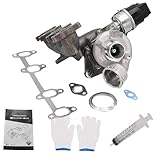 TOPAZ BV39 Turbo Turbocharger w/Actuator Compatible with Volkswagen VW Jetta TDI 1.9 Diesel BRM 2005 2006 Replaces 038253014Q 847-1478