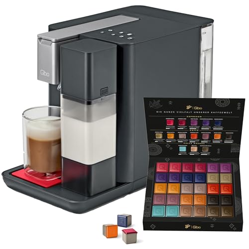 Tchibo Qbo MILK MASTER Premium Kapselmaschine inkl. 30 recyclebare Qbo Kapseln für Cappuccino, Espresso, Caffè Crema, Milchschaum auf Knopfdruck mit abnehmbarem Milchtank 300ml, Lipstick Red Tchibo Qbo MILK MASTER Premium Kapselmaschine inkl. 30 recyclebare Qbo Kapseln für Cappuccino, Espresso, Caffè Crema, Milchschaum auf Knopfdruck mit abnehmbarem Milchtank 300ml, Lipstick Red
